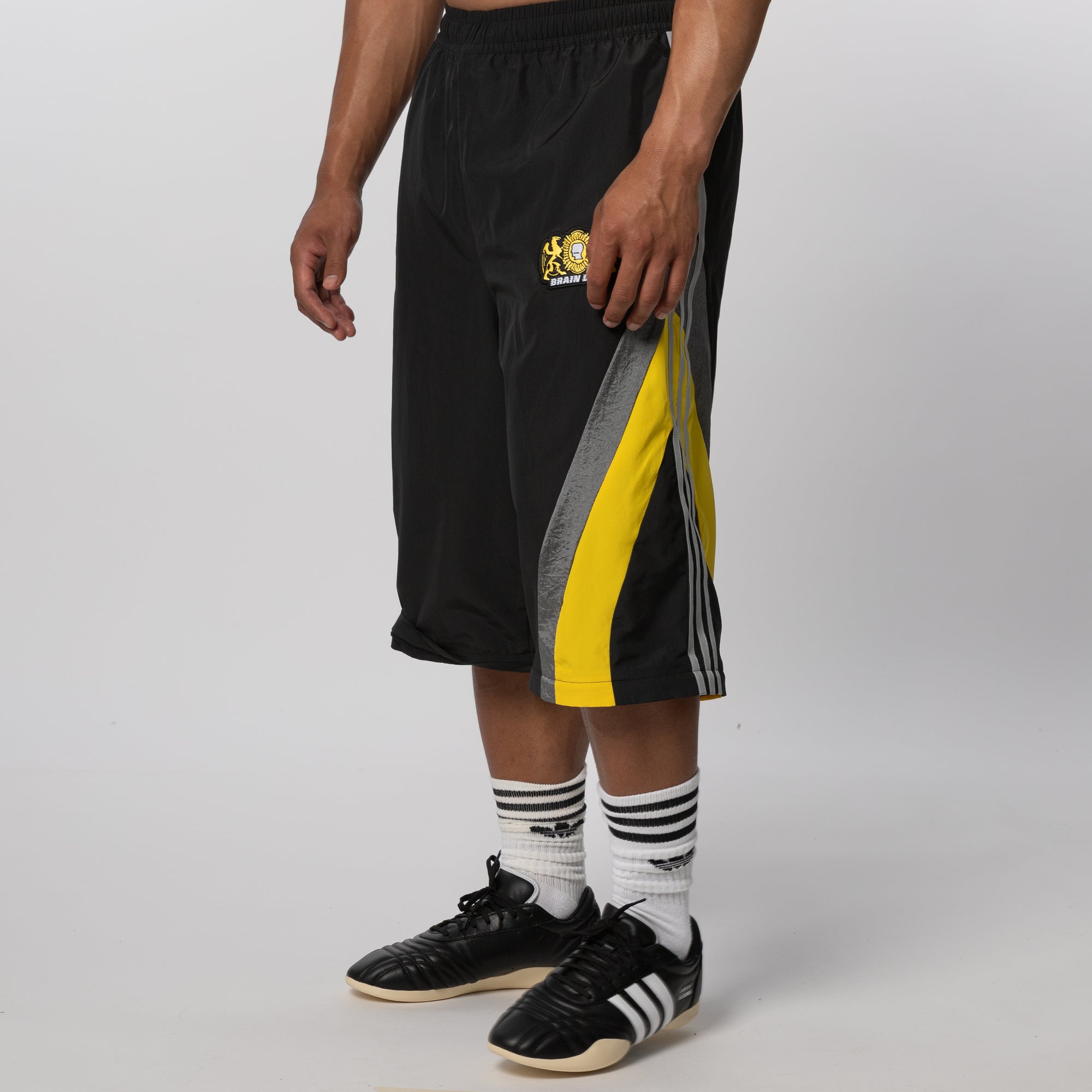 X Brain Dead Track Pant (convert to shorts) - Black