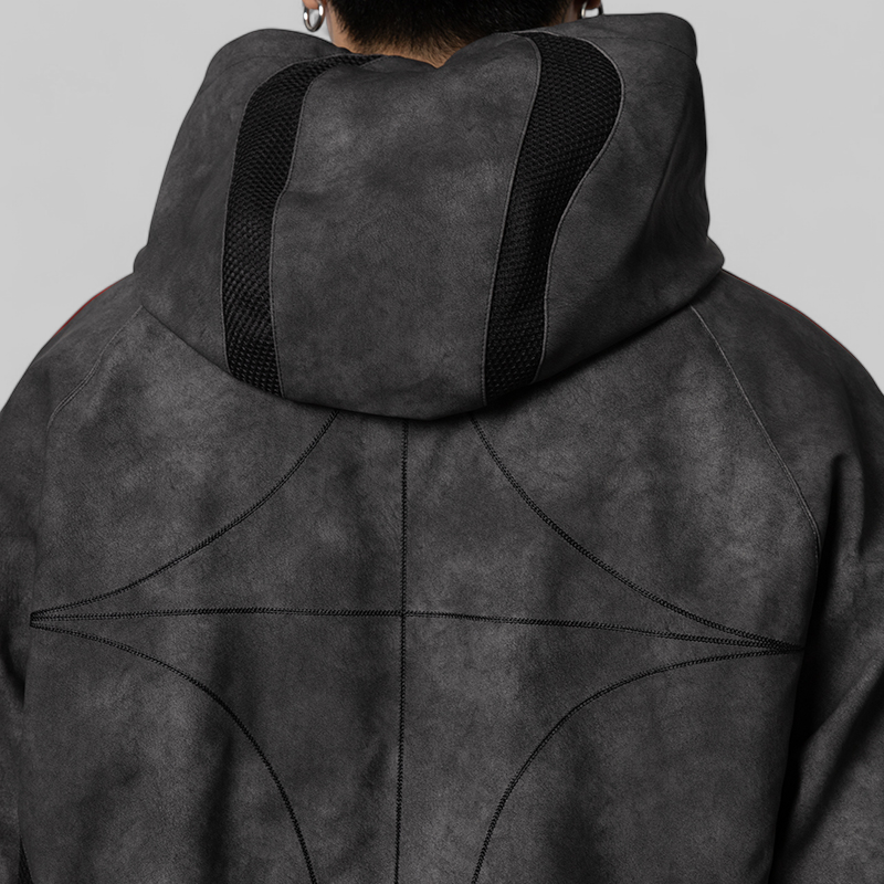 X Thug Club Teamgeist Faux Leather Jacket - Black