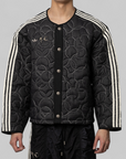 X Thug Club Padded Liner Jacket - Black/Silver Metallic