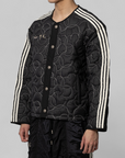 X Thug Club Padded Liner Jacket - Black/Silver Metallic
