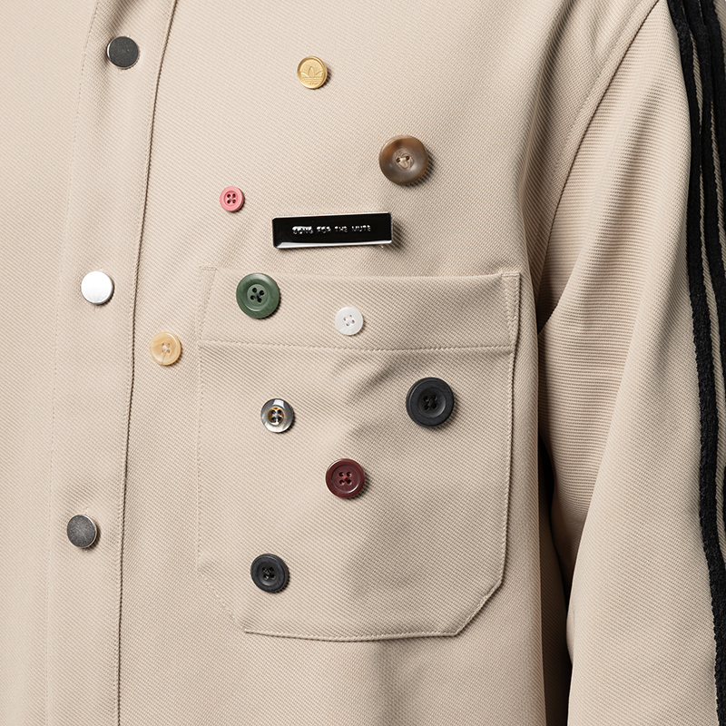 X Song For The Mute ADI006 Shirt - Stone Khaki