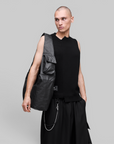 Newspaper Bag L - Black