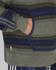 X CLOT By Edison Chen Baja Hoodie - Trace Khaki/Tech Indigo