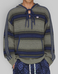 X CLOT By Edison Chen Baja Hoodie - Trace Khaki/Tech Indigo