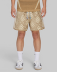X CLOT By Edison Chen Ikat Short - Warm Sandstone