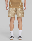 X CLOT By Edison Chen Ikat Short - Warm Sandstone