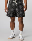X CLOT By Edison Chen Ikat Short - Carbon