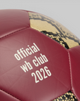 X Wales Bonner Football Ball - Burgundy