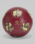 X Wales Bonner Football Ball - Burgundy