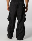 Nylon Wire 3-Stripe Cargo Pant - Black