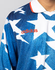 X Bape Long Sleeve Star Jersey - Medium Blue Denim