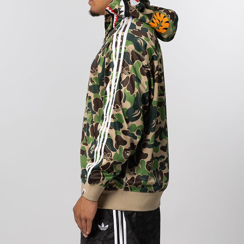 X Bape Shark Track Hoodie Jacket - Crew Green – LOADED