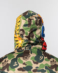 X Bape Shark Track Hoodie Jacket - Crew Green
