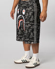 X Bape Shark Denim Jort - Black