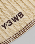 Y-3 by Wales Bonner Beanie Cap - Cream White