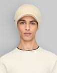 Y-3 by Wales Bonner Beanie Cap - Cream White