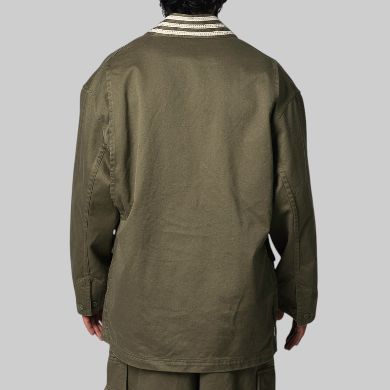 X CLOT By Edison Chen Jacket - Olive Strata