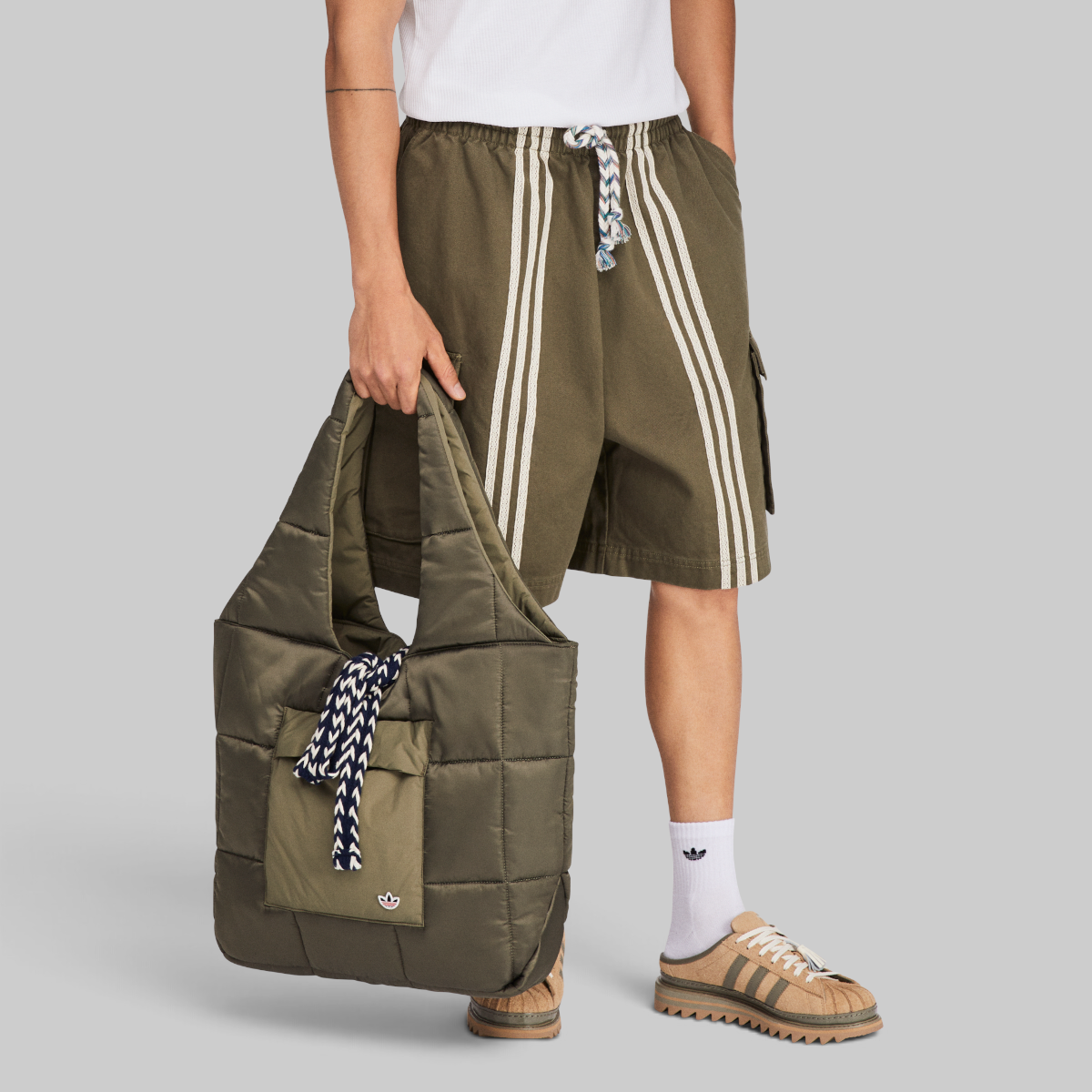 X CLOT By Edison Chen Tote - Olive Strata