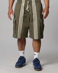 X CLOT By Edison Chen Short - Olive Strata