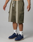 X CLOT By Edison Chen Short - Olive Strata