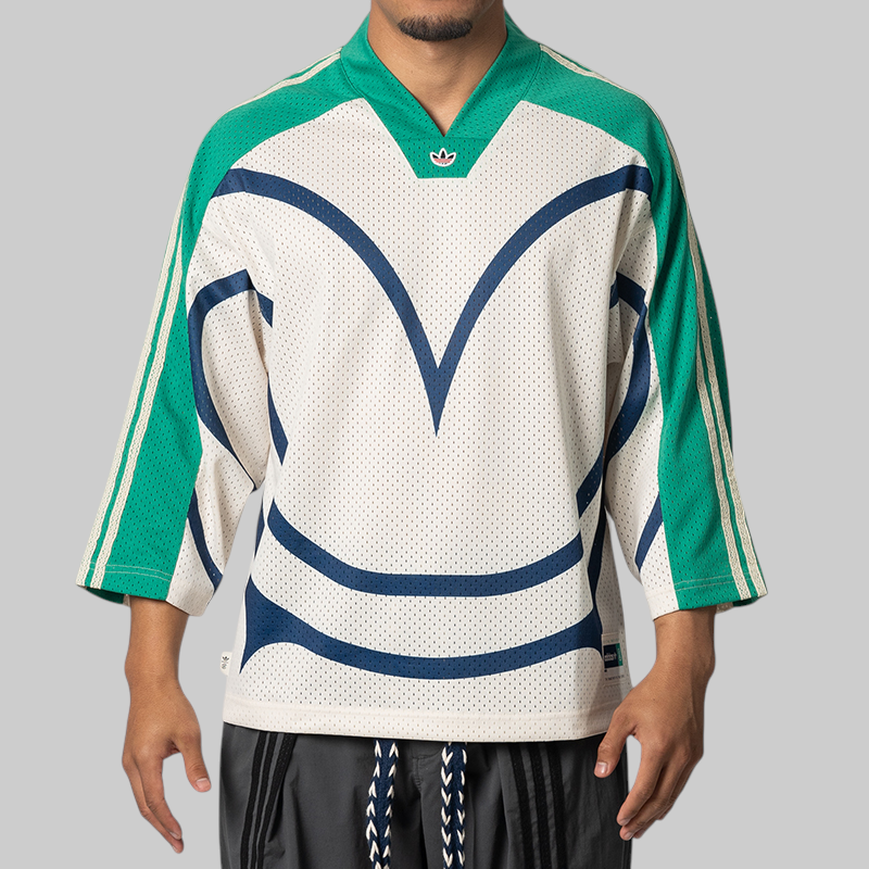 X CLOT By Edison Chen Hockey Jersey - Wonder White