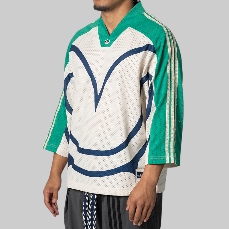 X CLOT By Edison Chen Hockey Jersey - Wonder White