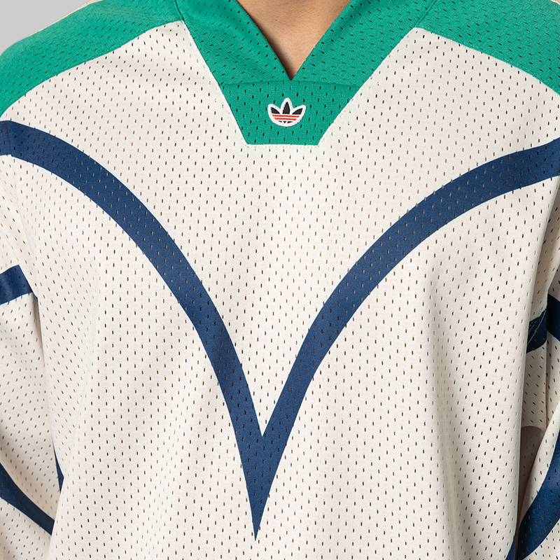 X CLOT By Edison Chen Hockey Jersey - Wonder White