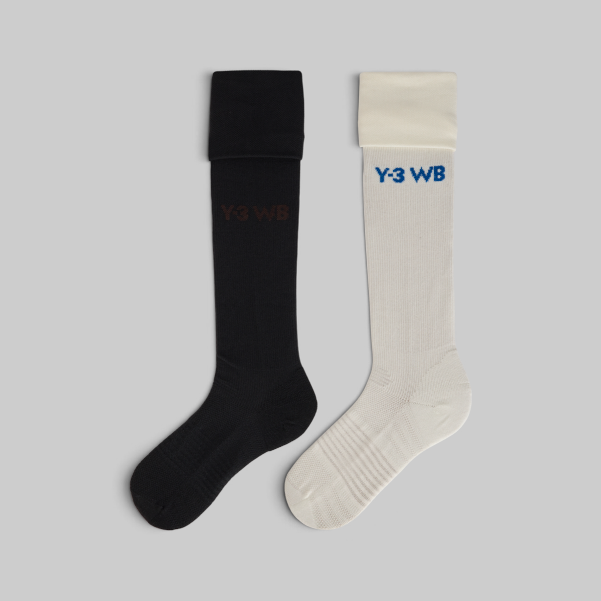 Y-3 By Wales Bonner Football Socks - Off White/Black