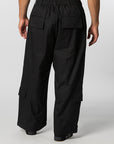 Cropped Straight Leg Pant - Black