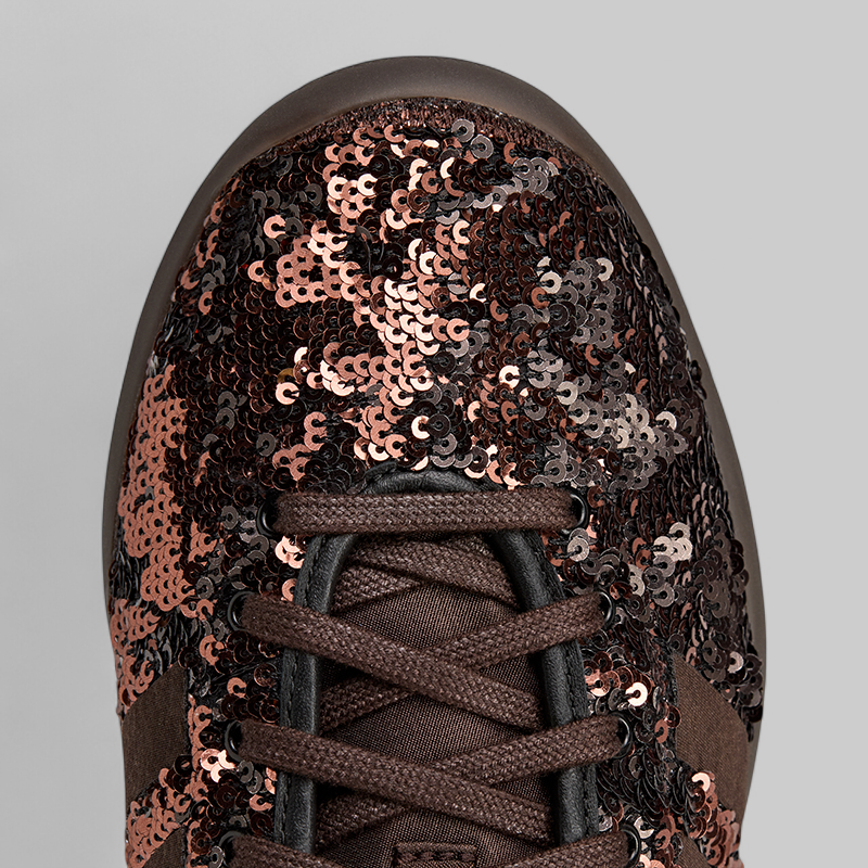 X Wales Bonner Karintha Sequin - Dark Brown/Black