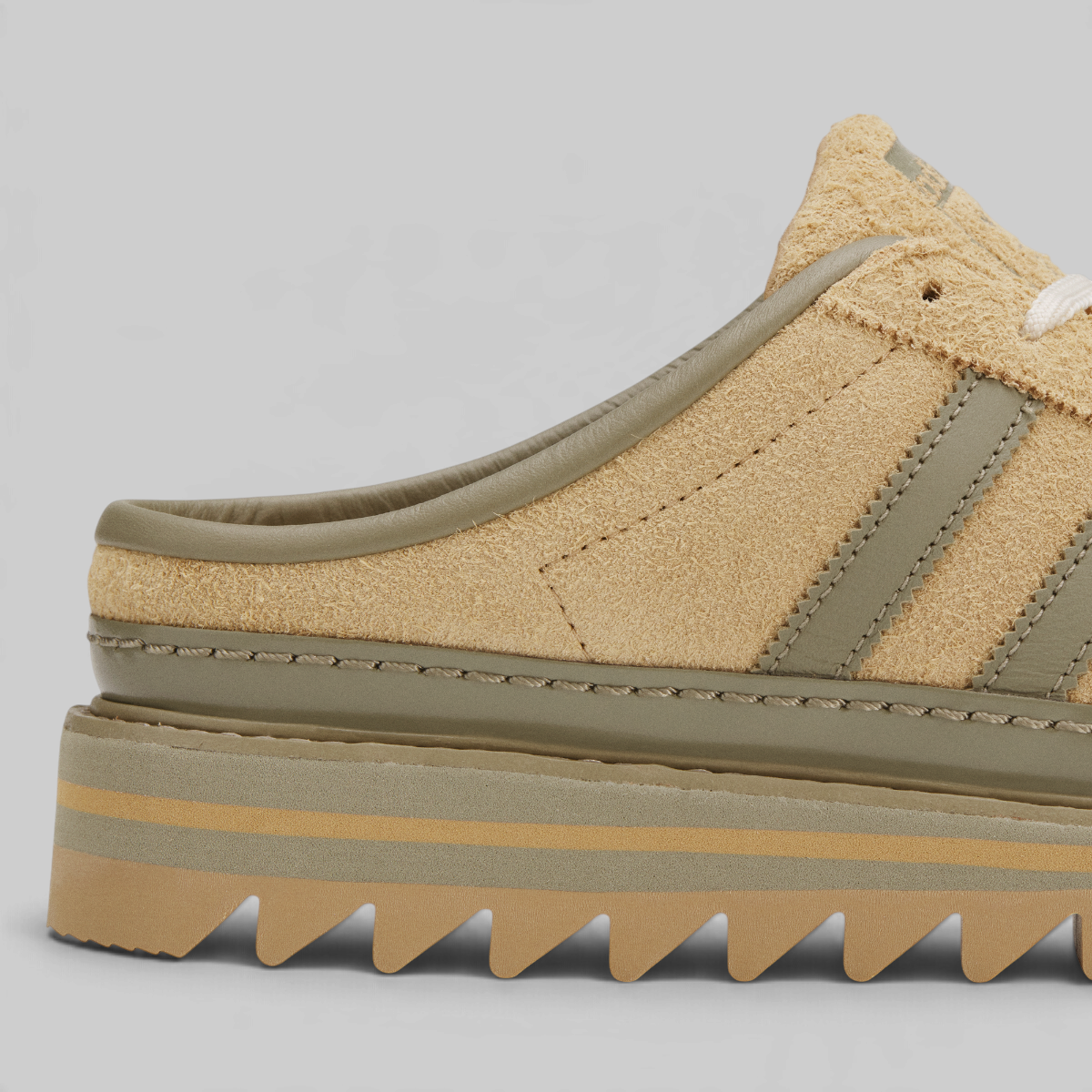 X CLOT By Edison Chen Sawooth Mule - Cardboard
