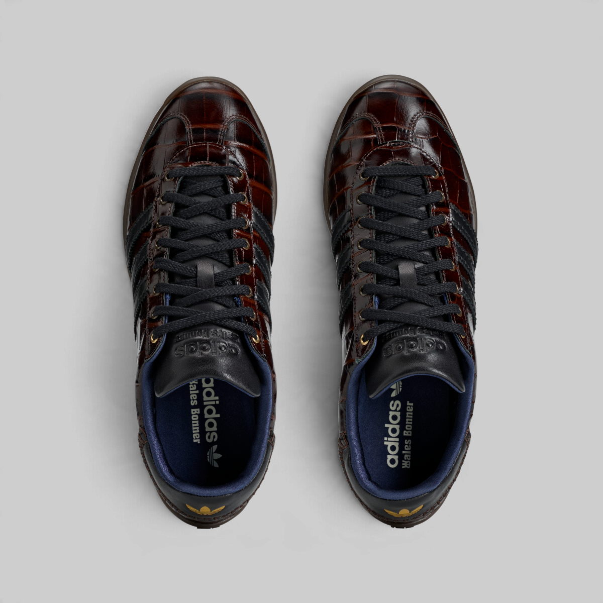Wales Bonner Karintha Croc - Brown