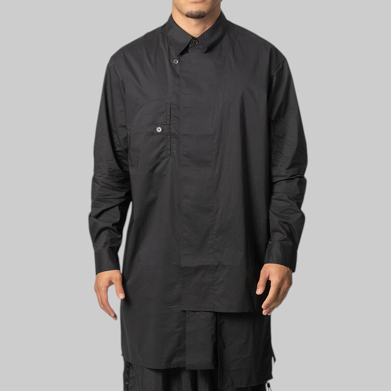 Adaptive Cotton Shirt - Black