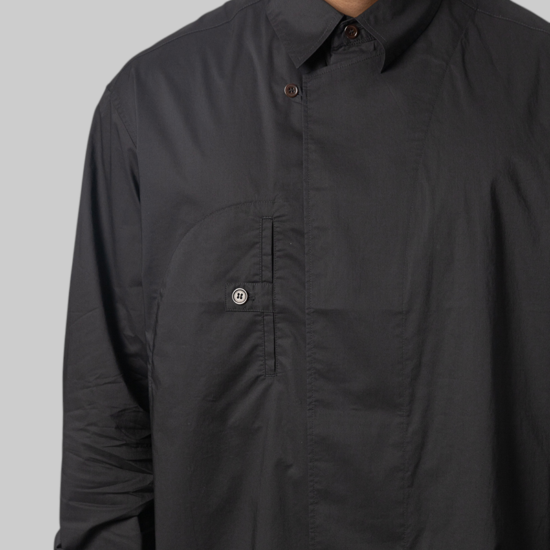 Adaptive Cotton Shirt - Black