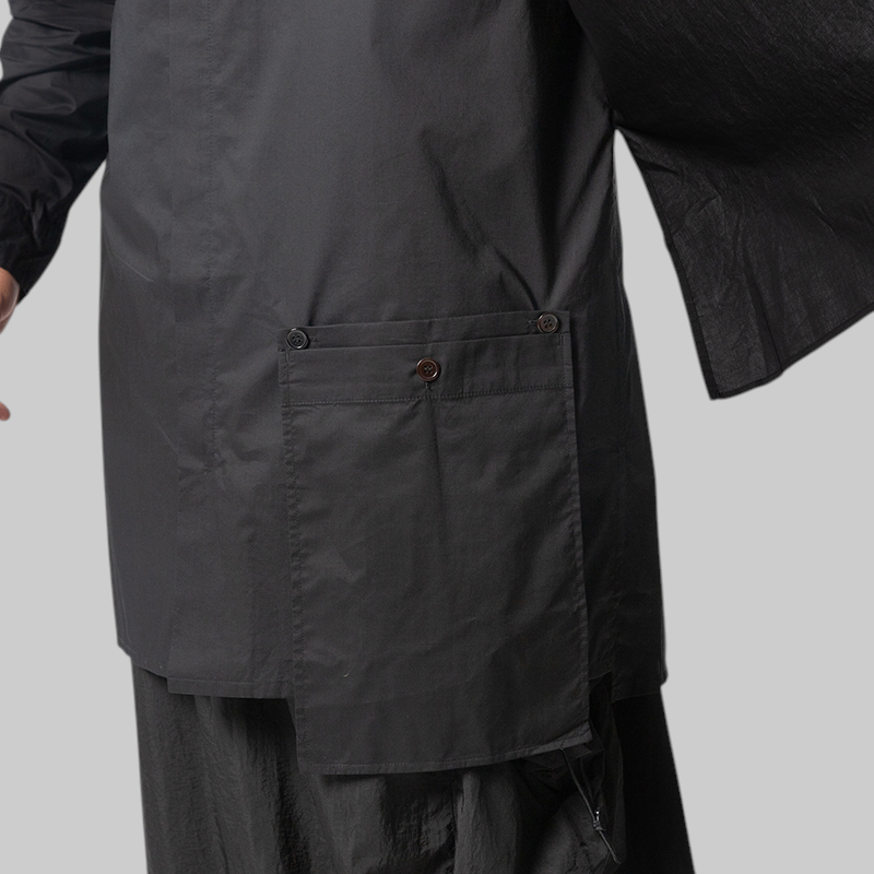 Adaptive Cotton Shirt - Black
