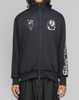 X CHITO Graphic Nylon Track Top - Black