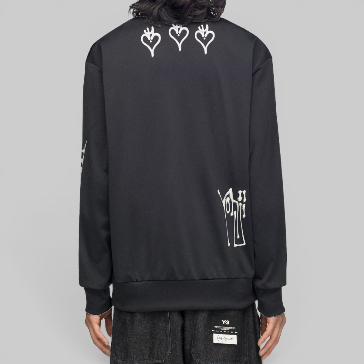 X CHITO Graphic Nylon Track Top - Black