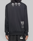 X CHITO Graphic Nylon Track Top - Black
