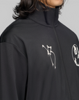 X CHITO Graphic Nylon Track Top - Black