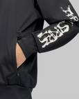 X CHITO Graphic Nylon Track Top - Black