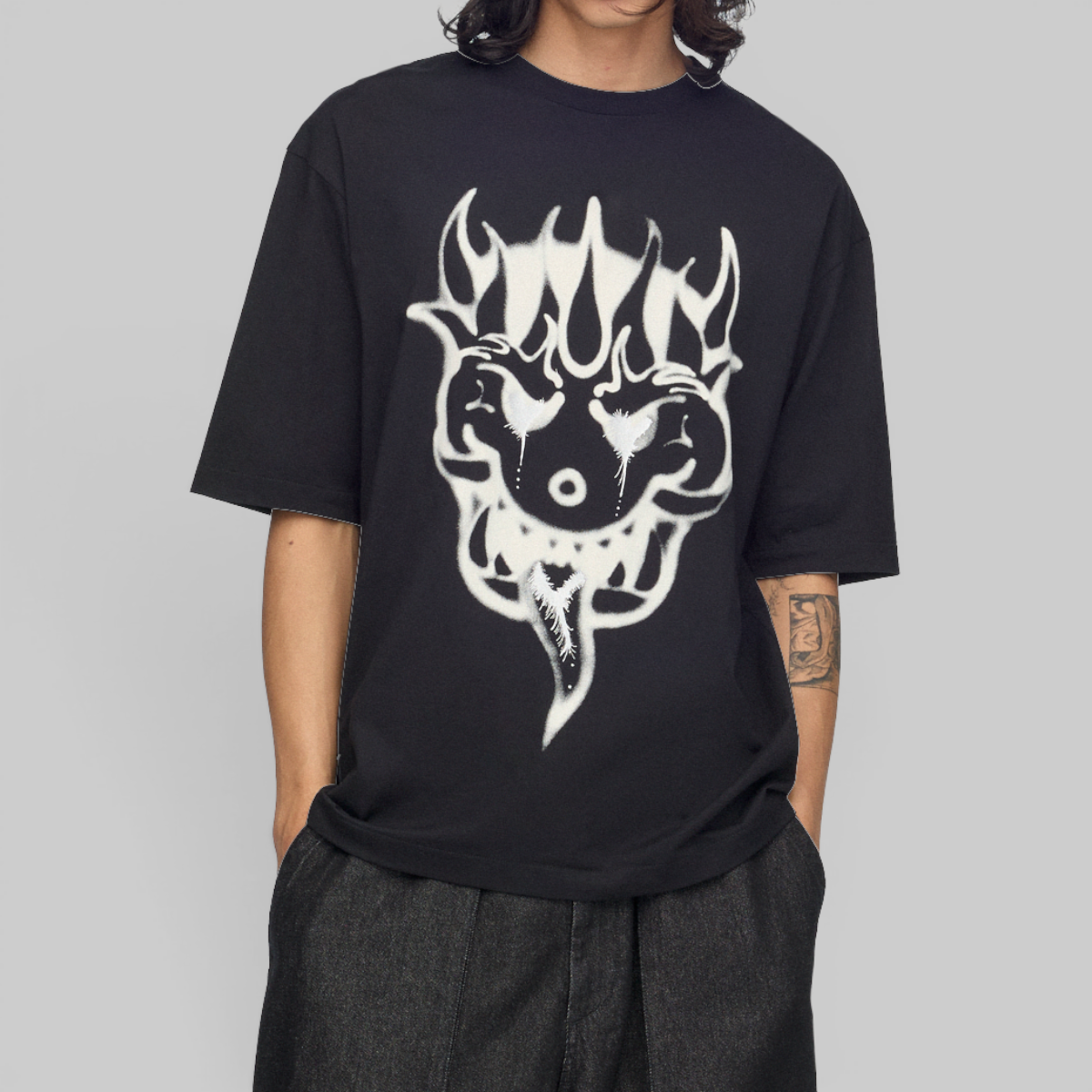 X CHITO Graphic T-Shirt - Black