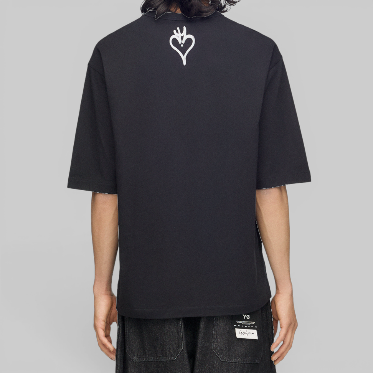X CHITO Skull Graphic T-Shirt - Black