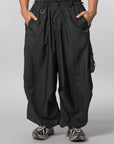 Gradient 3-Stripes Cargo Pant - Black