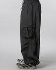 Gradient 3-Stripes Cargo Pant - Black