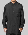 Gradient 3-Stripes Nylon Overshirt - Black