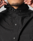 Gradient 3-Stripes Nylon Overshirt - Black