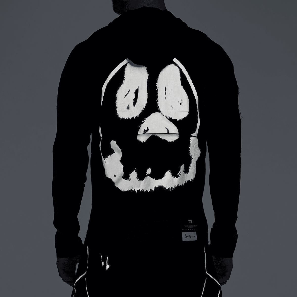 X CHITO Graphic Running Jacket - Black