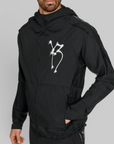 X CHITO Graphic Running Jacket - Black