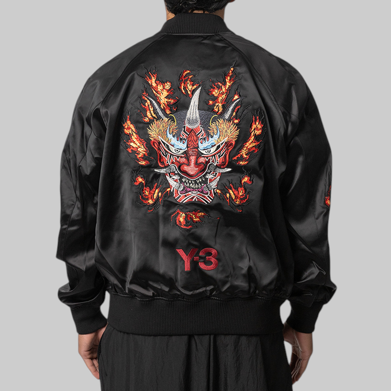 Graphic Souvenir Jacket - Black