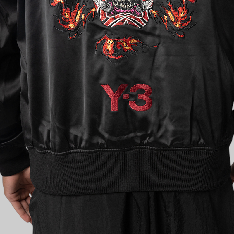 Graphic Souvenir Jacket - Black